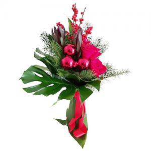 Bouquet de Natal com Bolas