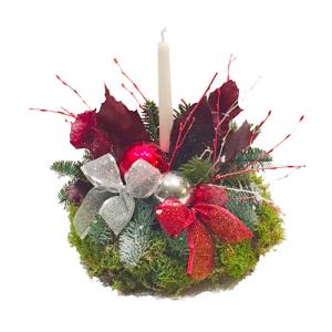 Centro de Natal Simples