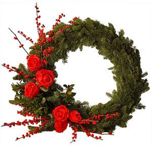 Coroas de Abeto Nordico – Waxed Roses