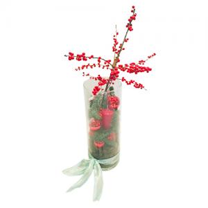 Jarra de Natal Cilíndrica