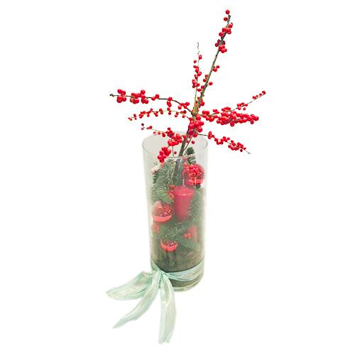 Jarra de Natal Cilíndrica